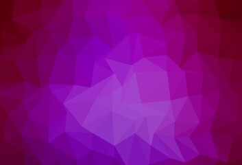 Light Purple vector low poly cover.