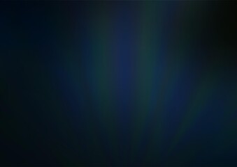 Dark BLUE vector bokeh and colorful pattern.