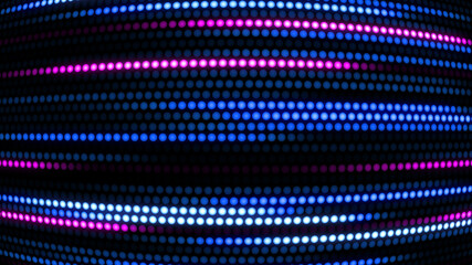 Abstract glow background made of many small purple and blue dots