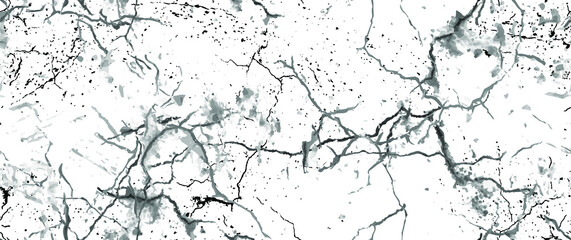 Distress Grunge Texture. Seamless Pattern. Halftone Old, Retro Background. Broken, Cracked Wall Texture. Scratched, Dirt Print. Black and White Grunge Style. Noise Rough Design. Vector Illustration.