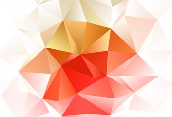 Light Green, Red vector low poly texture.