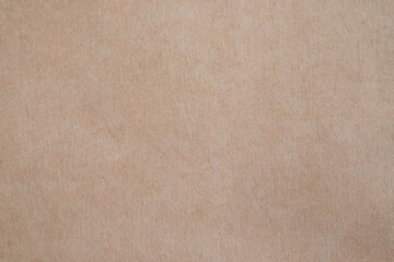 Blank, brown cardboard sheet paper, craft abstract background.  Retro, old vintage beige paper...