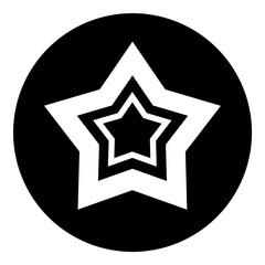 Star Favorite Flat Icon Isolated On White Background