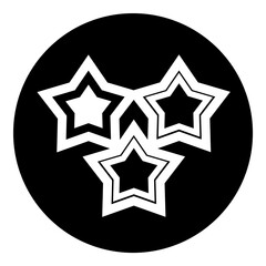 Star Favorite Flat Icon Isolated On White Background