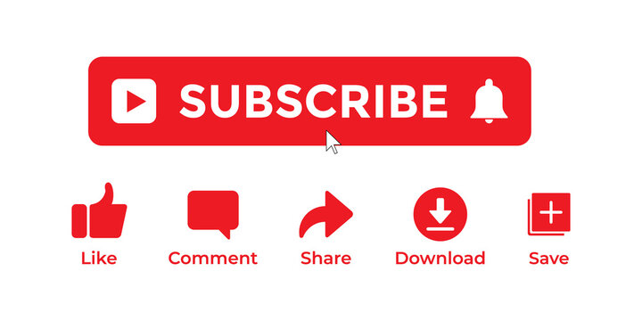 Youtube Subscribe Button Clipart Hd PNG, Like Share Subscribe Button,  Youtube Logo, Subscribe Vector, Subscribe Youtube PNG Image For Free  Download | Youtube logo, Youtube logo png, Subscribe logo png