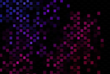 Dark Purple vector cover with polygonal style.