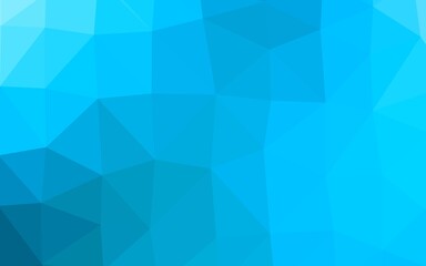 Light BLUE vector blurry triangle pattern.