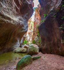 The Avakas canyon