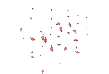 Light Red vector doodle pattern.