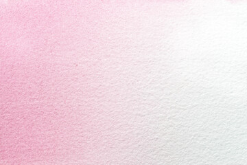 Abstract art background pink and white colors. Watercolor painting on canvas.