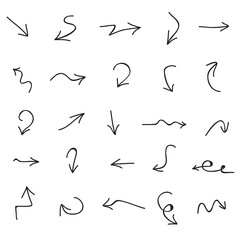 Arrow icon set isolated on background. Trendy vector collection. Different arrow icons in flat style. Creative arrows template for web site, app, graphic design, ui and logo. Arrow vector symbol