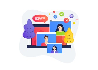 Love couple, Friends couple and Love message icons simple set. Home education class. Online course banner. Lovers, Friendship, Heart. Internet dating. Love set. Remote training icon. Vector