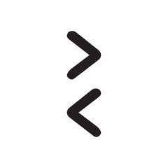 Arrow icon isolated on background. Trendy vector symbol. Arrow icon in flat style. Creative arrow template for web site, app, graphic design, ui and logo. Arrow vector symbol