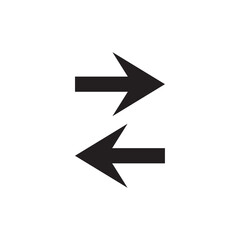 Arrow icon isolated on background. Trendy vector symbol. Arrow icon in flat style. Creative arrow template for web site, app, graphic design, ui and logo. Arrow vector symbol