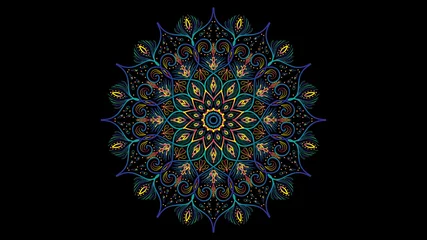 Foto auf Acrylglas Mandala Mandala, Mandala-Design, Mandala-Design-Idee, Mandala-Design-Vektor, Mandala-Probe