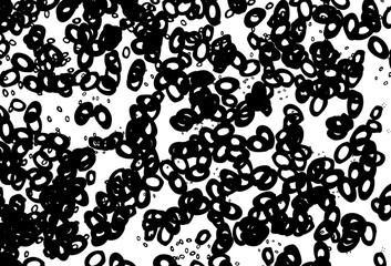 Fototapeta na wymiar Black and white vector backdrop with dots.