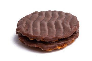 cereal chocolate chip cookie isolated