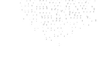 Light black vector template with man, woman symbols.