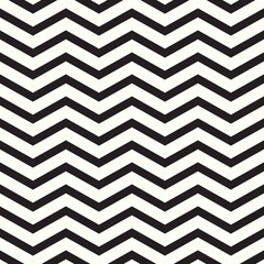 Black and white geometric zigzag seamless pattern