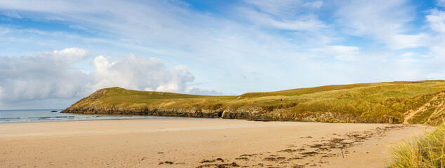 Northerly Headland Tramore Beach Panorama County Donegal Ireland