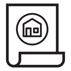 File Home Root Document Flat Icon Isolated On White Background