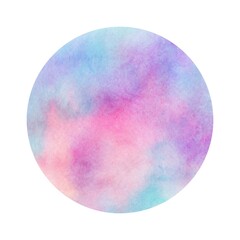 Iridescent watercolor background. Abstract texture