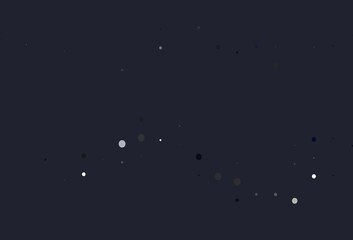 Light Black vector template with circles.