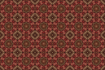 Dry maroon roses. Red abstract elegant background with round shape