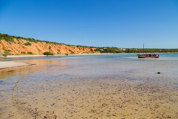 Boat at Magaruque island