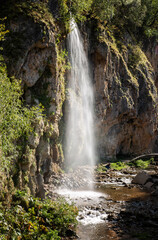 Honey waterfalls - a natural monument in Karachay-Cherkessia