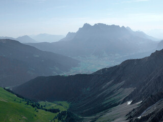 Gartnerwand mountain hiking, Tyrol, Austria