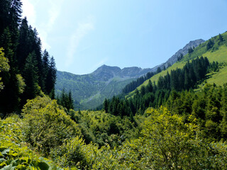 Fototapeta na wymiar Gartnerwand mountain hiking, Tyrol, Austria