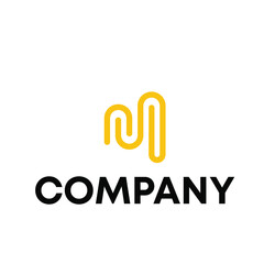 Fototapeta premium letter M logo