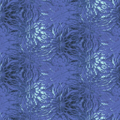 Seamless abstract ornate pattern design in colour. Smooth graphic motif for surface design and print. Intricate artistic background or wallpaper pattern design. Fashion or textile element.