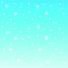 Blue Light Christmas Background Snowflake Art Vector 