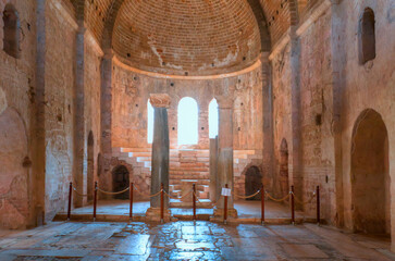 interior of the St. Nicholas Church (Santa claus) in Antalya (Demre) Turkey.