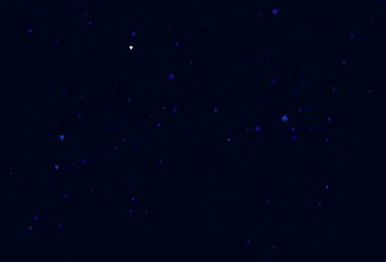 Light BLUE vector layout with elements of cards.