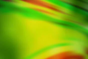 Light Green vector blurred bright pattern. A completely new colored illustration in blur style. New style for your business design.