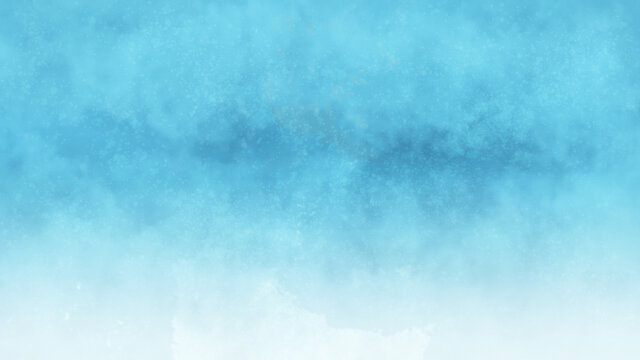 青の水彩背景のテクスチャ素材 © comawari