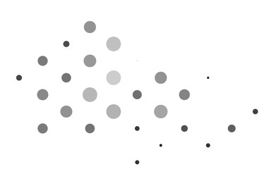 Light Silver, Gray vector background with bubbles.