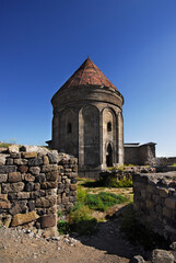 Fototapeta na wymiar Ancient Three Tombs. Erzurum, Turkey.