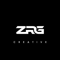 ZRG Letter Initial Logo Design Template Vector Illustration
