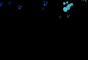 Dark Blue, Yellow vector template with bent lines.