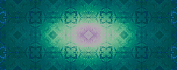 Indigo Endless Decor. Watercolor Stains. Ethnic
