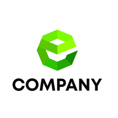 E logo design