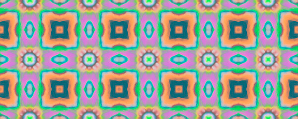 Abstract Boho Tile. Decorative Random