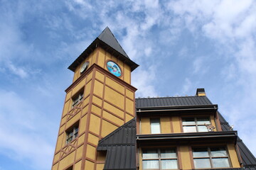 clock tower in the city