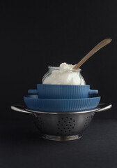 A set of various pasuda for kitchen and server