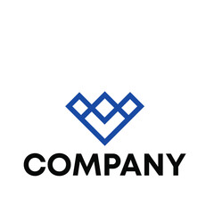 Obraz premium letter V logo 