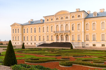 Obraz premium Rundal Palace Francesco Rastrelli. Latvia